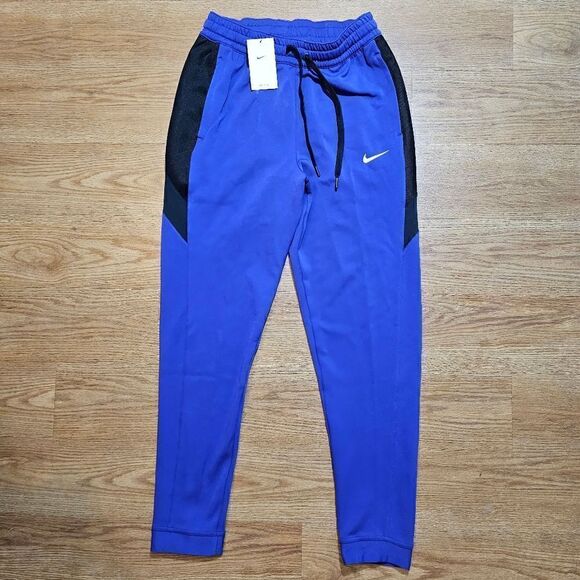 Nike Showtime Lakers Basketball Pants Joggers Purple Black Men's Medium M Tech - Picture 7 of 13